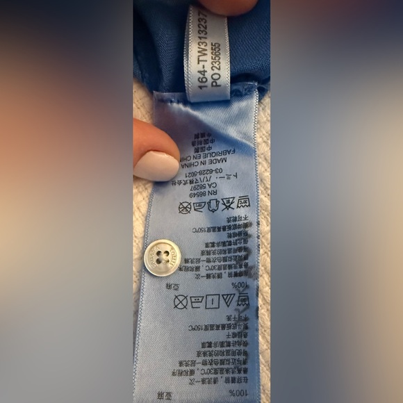 Tommy Bahama Women’s Two Palms Linen Shirt- in blue - Picture 11 of 16